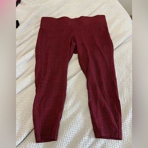 Torrid pixie red plaid pants. Size 2X